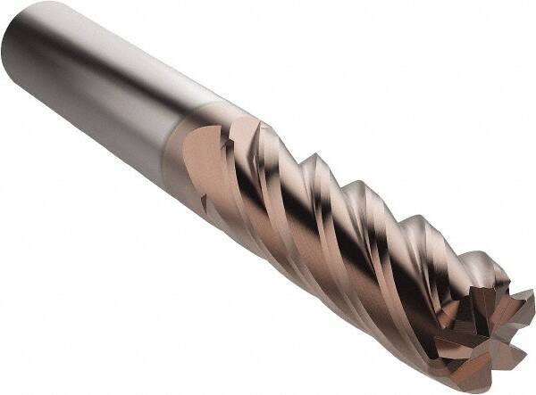 Seco - 10mm, 7 Flute, Single End, Solid Carbide, 2.5mm Corner Radius End Mill - 72mm OAL, 34° Helix, Right Hand Flute, 31mm LOC, Right Hand Cut - Americas Industrial Supply