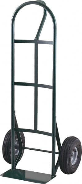Ability One - 600 Lb Capacity 40" OAH Hand Truck - Steel Handle, Steel, Pneumatic Wheels - Americas Industrial Supply