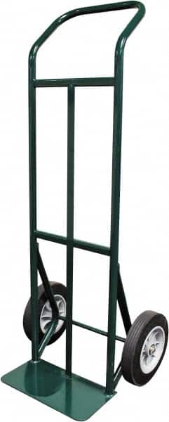 Ability One - 600 Lb Capacity 48" OAH Hand Truck - Steel Handle, Steel, Solid Rubber Wheels - Americas Industrial Supply