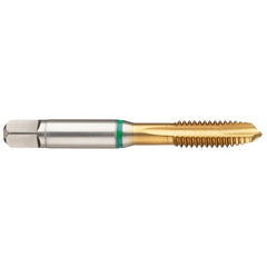 M6 x .75 3FL 6H Cobalt Spiral Point Plug Green Ring Tap-TiN - Americas Industrial Supply
