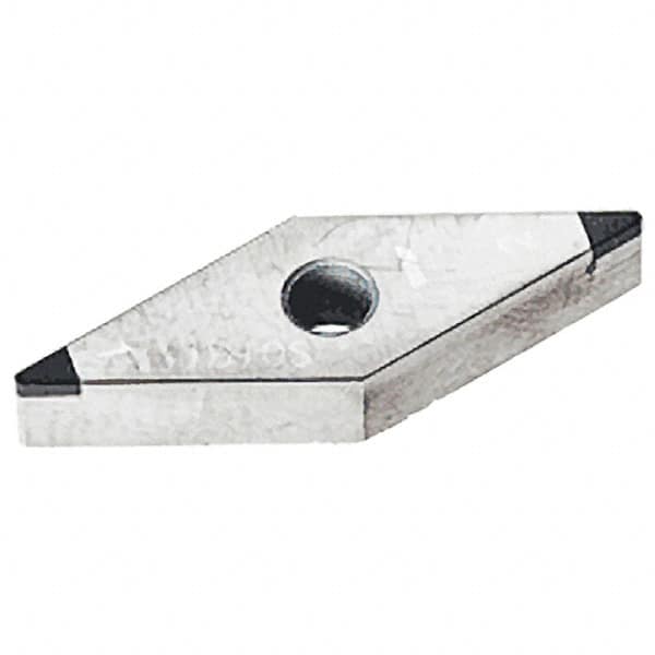 Iscar - VNGA332 M2 Grade IB10S PCBN Turning Insert - Uncoated, 35° Diamond, 3/8" Inscr Circle, 3/16" Thick, 1/32" Corner Radius - Americas Industrial Supply