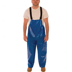Tingley - Size M Blue Chemical Waterproof Bib Overall - Americas Industrial Supply