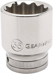 GearWrench - 3/4" Drive, Standard Hand Socket - 12 Points, 2.2" OAL, Alloy Steel, Chrome Finish - Americas Industrial Supply