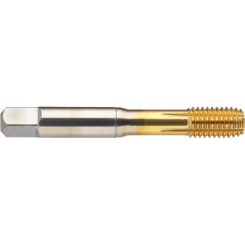 ‎1/4-20 3 Flute H7 Cobalt Spiral Point Plug Green Ring Tap-TiN - Americas Industrial Supply