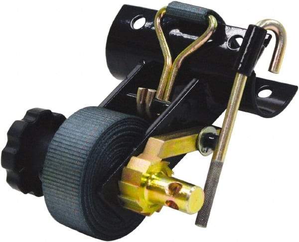 Buyers Products - Steel Rack Strap - 3-3/4" Long, Black, For Use with Round Tubing Racks - Americas Industrial Supply