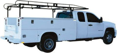 Buyers Products - Steel Ladder Rack - 174" Long, Black, For Use with Vans - Americas Industrial Supply