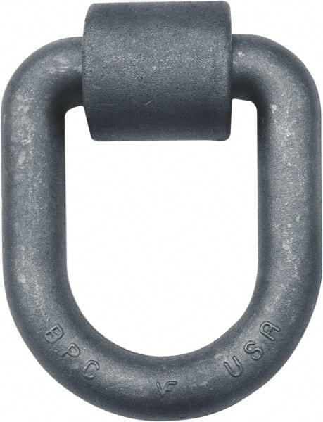 Buyers Products - Steel D-Ring with Integral Bracket - 6" Long, Gray, For Use with Cargo Control - Americas Industrial Supply