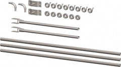 Buyers Products - Aluminum Universal Tarp Arm Kit - 194" Long, Silver, For Use with 14 to 23' Dump Bodies - Americas Industrial Supply