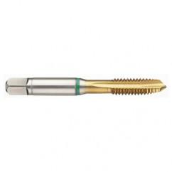 M18 x 2.5 Dia. - 6H - 4 FL - Cobalt Bottoming Green Ring Tap FORM-E-TiN - Americas Industrial Supply