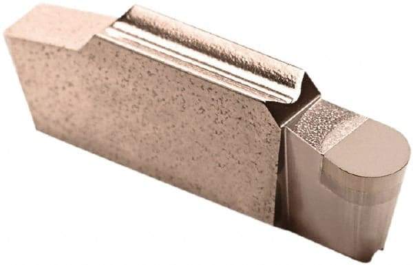 Seco - 1603LCGN Grade CBN170C, 3mm Cutting Width PCBN Grooving Insert - 2.5mm Max Depth of Cut, Neutral Hand, 1.5mm Corner Radius, TiSiN Finish - Americas Industrial Supply