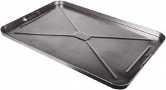 Funnel King - 6 Qt Drip Pan - Galvanized Steel, 17.5"x25.75"x.75" - Americas Industrial Supply