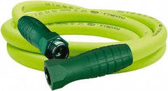 Legacy - 10' Long Garden Lead-In Hose - 5/8" Diam, 3/4" GHT, Hybrid Polymer, 150 psi, All Season, Green - Americas Industrial Supply