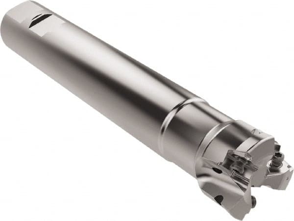 Seco - 40mm Cut Diam, 6.95mm Max Depth of Cut, 32mm Shank Diam, 200mm OAL, Indexable Square Shoulder End Mill - XNEX0816.. Inserts, Weldon Shank, 87° Lead Angle, Through Coolant, Series R217.79 - Americas Industrial Supply