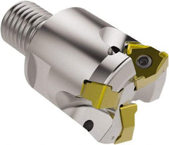 Seco - 40mm Cut Diam, 6.95mm Max Depth of Cut, 40mm OAL, Indexable Square Shoulder End Mill - XNEX0816.. Inserts, M20 Modular Connection, 87° Lead Angle, Through Coolant, Series R217.79 - Americas Industrial Supply