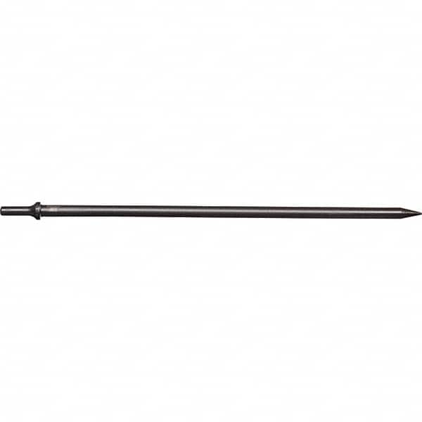 Mayhew - 1/8" Head Width, 18" OAL, Tapered Punch Chisel - Round Drive, Round Shank, Steel - Americas Industrial Supply