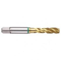 1-1/4-12 Dia. - 2B - 4 FL - Cobalt Bottoming Green Ring Tap FORM-E-TiN - Americas Industrial Supply