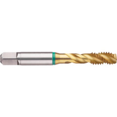 ‎#4-48 3FL 2B Cobalt Bottoming Green Ring Tap FORM-E-TiN - Americas Industrial Supply