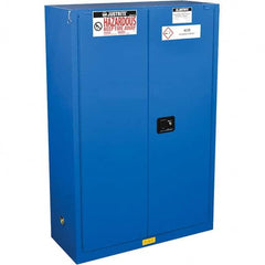 Justrite - Safety Cabinets Hazardous Chemical Type: Corrosive Chemicals Color: Blue - Americas Industrial Supply