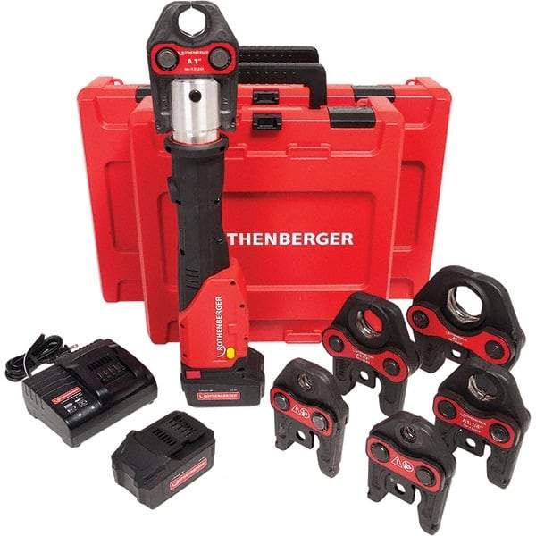 Rothenberger - Benders, Crimpers & Pressers Type: Cordless Press Tool Maximum Pipe Capacity (Inch): 2 - Americas Industrial Supply