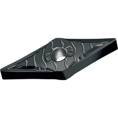 Walter - VNGG MS3 Grade WSM01 Turning Insert - TiAlN+Al2O3+(ZrN) Finish, 35° Rhombic, 9.53mm Inscr Circle, 4.76mm Thick, 0.1mm Corner Radius - Americas Industrial Supply