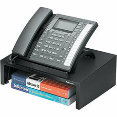 FELLOWES - Black Pearl Desktop Telephone Stand - HPS - Americas Industrial Supply