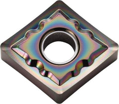 Kyocera - CNGG432 AH Grade PDL025 Carbide Turning Insert - Al2O3 Finish, 80° Diamond, 1/2" Inscr Circle, 3/16" Thick, 1/32" Corner Radius - Americas Industrial Supply