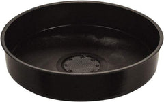 Funnel King - 4-3/8" High x 11-3/4" Diam, Polypropylene, Drum Funnel with Screen - 55 Gal Drum/Pail Capacity - Americas Industrial Supply