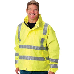 PIP - Size XL, High Visibility Yellow, Waterproof Jacket - Americas Industrial Supply