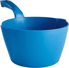 Remco - 64 oz Blue Polypropylene Round Bottom Scoop - 8.3" Wide x 4-1/2" Deep Bowl, 5-1/2" Handle Length, 13" OAL - Americas Industrial Supply