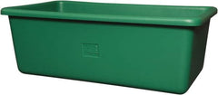 Remco - 70 Gal Green Rectangular Polyethylene Tub - 17" High x 26-1/2" Diam - Americas Industrial Supply