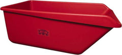 Remco - 149 Gal Red Rectangular Polyethylene Tub - 21-3/4" High x 32" Diam - Americas Industrial Supply
