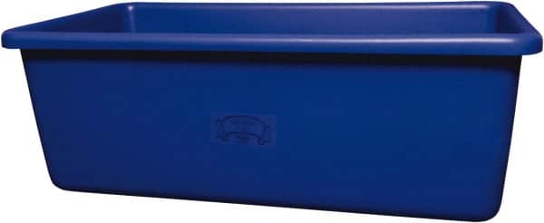 Remco - 70 Gal Blue Rectangular Polyethylene Tub - 17" High x 26-1/2" Diam - Americas Industrial Supply