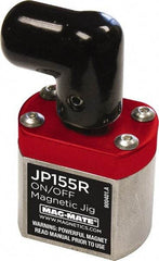 Mag-Mate - 155 Lb Load Capacity, Magnetic Clamp - 2.18" High x 1.57" Long x 1-1/4" Wide, 2 Poles - Americas Industrial Supply
