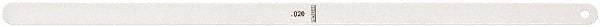 Starrett - Feeler Gages   Thickness (Decimal Inch): 0.0200    Leaf Length (Inch): 12 - Americas Industrial Supply