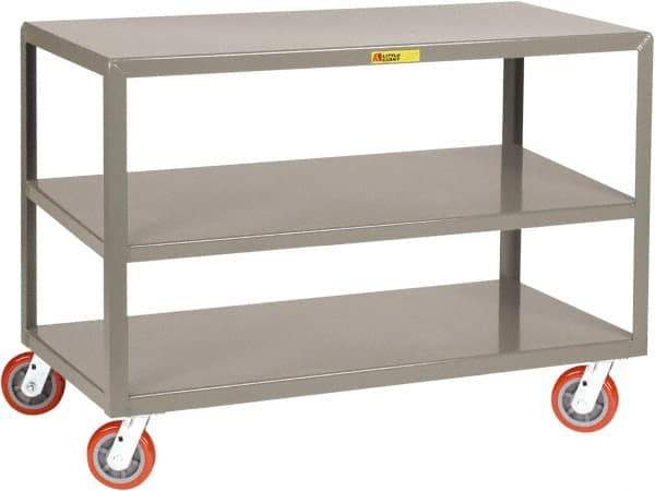 Little Giant - Mobile Table - Fixed Leg, Gray, 48" Long x 24" Deep x 34" High - Americas Industrial Supply