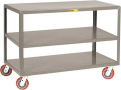 Little Giant - Mobile Table - Fixed Leg, Gray, 60" Long x 24" Deep x 34" High - Americas Industrial Supply
