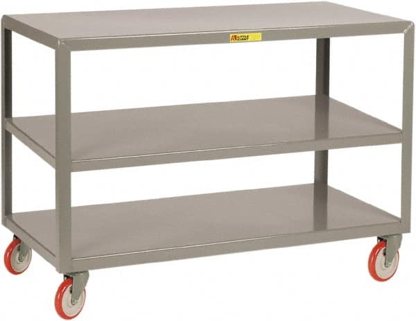 Little Giant - Mobile Table - Fixed Leg, Gray, 48" Long x 24" Deep x 34" High - Americas Industrial Supply
