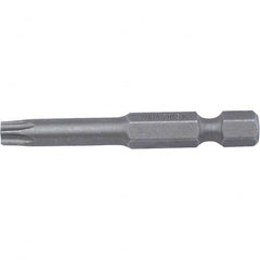 Wiha - T15 Power Bit - 1/4" Drive, 2" OAL - Americas Industrial Supply