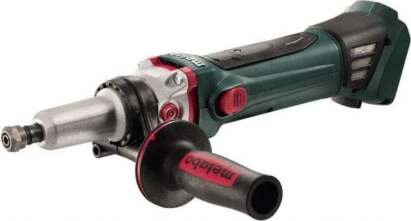 Metabo - 1/4" Collet, 6,000 RPM, Straight Handle Electric Die Grinder - 18 Volts - Americas Industrial Supply