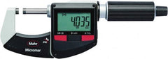 Mahr - MICROMAR 40 EWRI DIGITAL MICROMETER - 0-1", .00005"Resolution, Integrated Wireless Output - Americas Industrial Supply