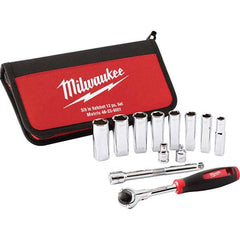 Milwaukee Tool - Socket Sets Measurement Type: Metric Drive Size: 3/8 - Americas Industrial Supply