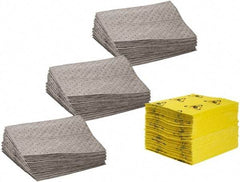 Brady SPC Sorbents - 44 Gal Capacity per Package, Universal Pad - 19" Long x 15" Wide, Polypropylene - Americas Industrial Supply