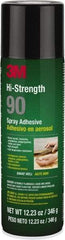 3M - 12.23 oz Aerosol Clear Spray Adhesive - High Tack, 250°F Heat Resistance - Americas Industrial Supply