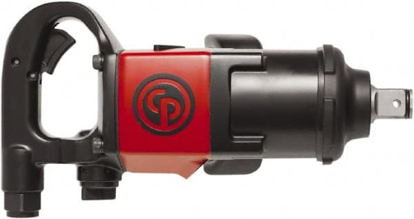 Chicago Pneumatic - 1" Drive, 6,200 RPM, 1,770 Ft/Lb Torque Impact Wrench - D-Handle, 40.4 CFM, 90 psi, 3/8" NPT Inlet - Americas Industrial Supply