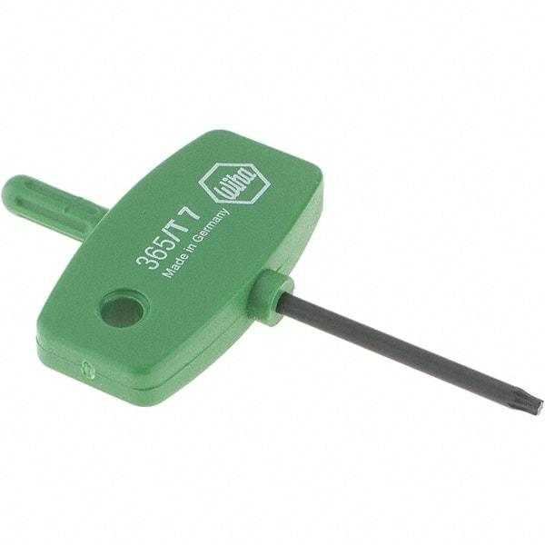Wiha - T7 Torx Key - Wing Handle, 35mm Length Under Head, 2.7" OAL - Americas Industrial Supply