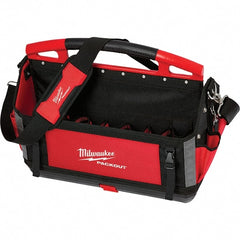 Milwaukee Tool - PACKOUT 32 Pocket, Ballistic Polyester, Red/Black Tote - Americas Industrial Supply