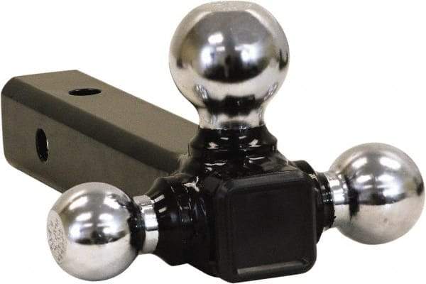 Buyers Products - 6,000, 7,500 & 10,000 Lb Capacity, 9-1/4" Long, 2" Shank, Triball Hitch Drawbar - Vehicle Class 3 & 4, 5/8" Ball Hole Diam, 1-7/8, 2 & 2-5/16" Ball Diam - Americas Industrial Supply