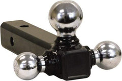 Buyers Products - 6,000, 7,500 & 10,000 Lb Capacity, 9-1/4" Long, 2" Shank, Triball Hitch Drawbar - Vehicle Class 3 & 4, 5/8" Ball Hole Diam, 1-7/8, 2 & 2-5/16" Ball Diam - Americas Industrial Supply