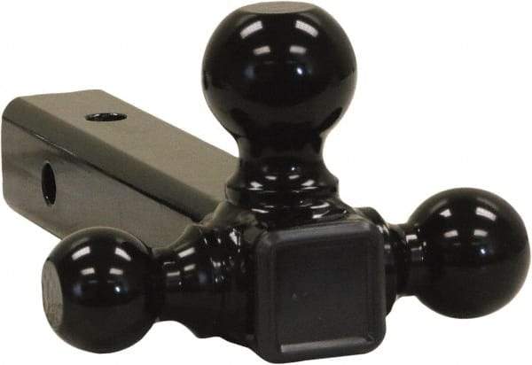Buyers Products - 6,000, 7,500 & 10,000 Lb Capacity, 9-1/2" Long, 2" Shank, Triball Hitch Drawbar - Vehicle Class 3 & 4, 5/8" Ball Hole Diam, 1-7/8, 2 & 2-5/16" Ball Diam - Americas Industrial Supply