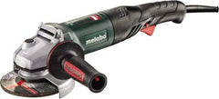 Metabo - 5" Wheel Diam, 11,000 RPM, Corded Angle & Disc Grinder - 5/8-11 Spindle, 120 Volts, 10.2 Amps - Americas Industrial Supply